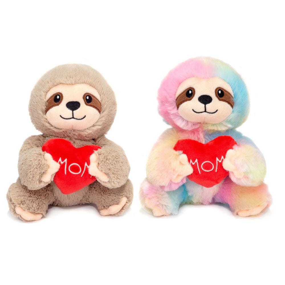 6IN 2 ASST. SLOTHS HODING MOM HEART、mySite、g9winljtr