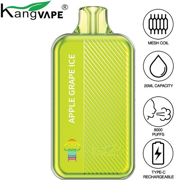 Kangvape TC8000 Disposable Vape 20mL 5 Pack、mySite、zt4zffjzw
