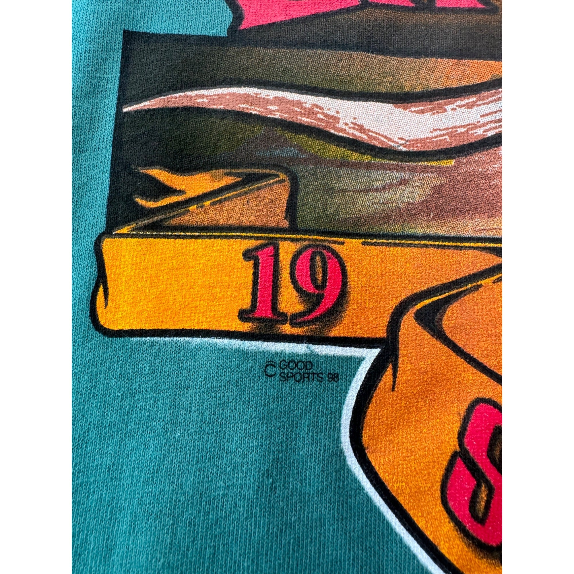 98' Spring Run Laughlin NV Motorcycle Rally Graphic Tee T-Shirt L、mySite、garagedoors4me