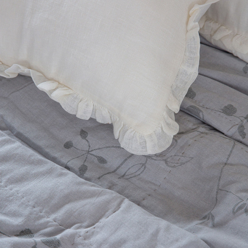 Cotton Twilight Bliss Dohar | Grey | 240 x 260 cm、mySite、camillekostekn