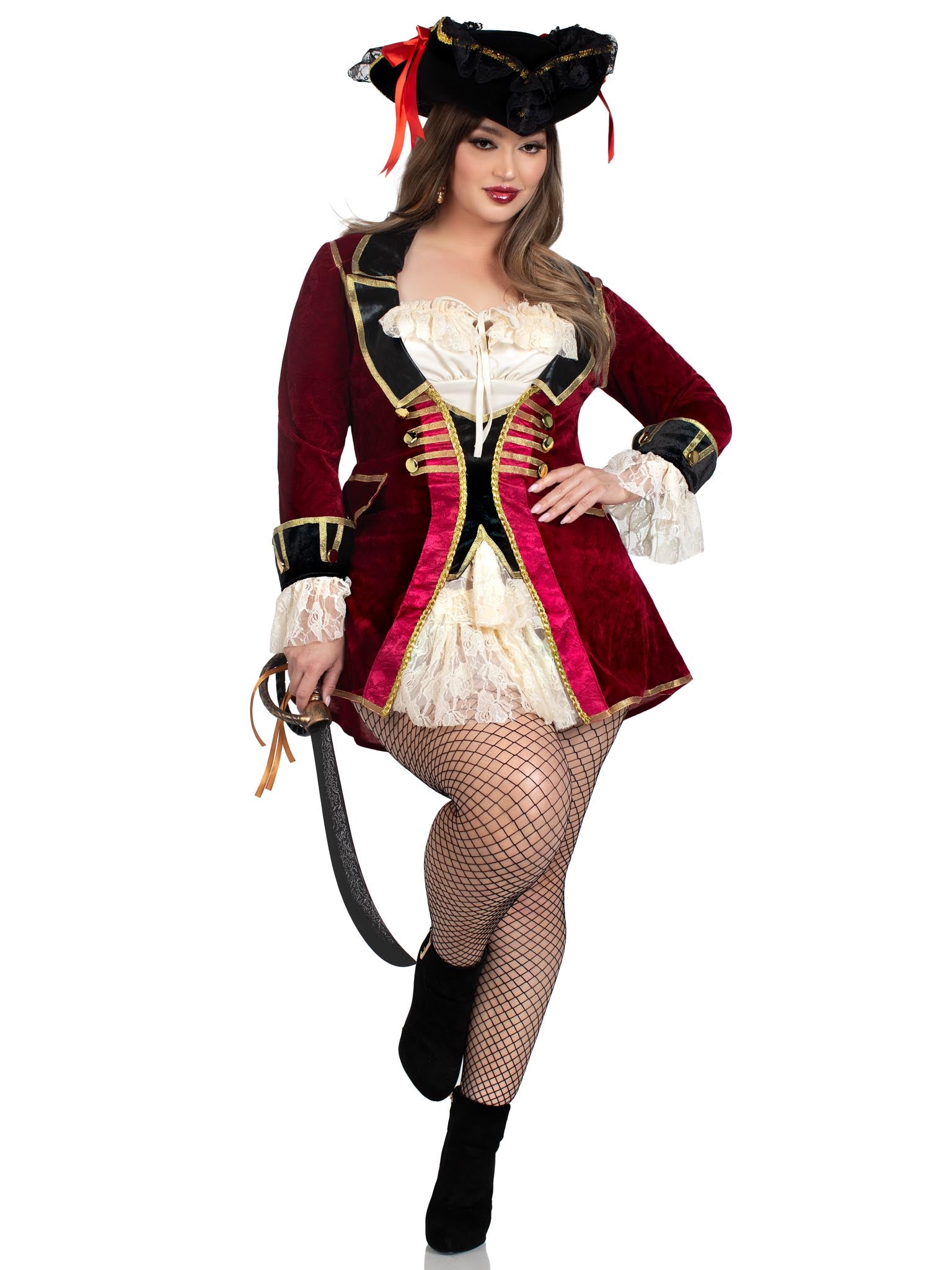 Plus Captivating Captain Pirate Costume、mySite、bengalsvssteelers