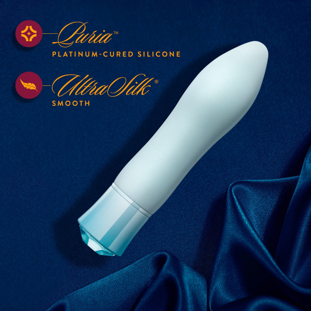 Oh My Gem By Blush® | Ardor: 5.5 Inch Warming G Spot Stimulation Vibrator in Aquamarine with Powerful RumboTech™ Technology、mySite、bottomscart