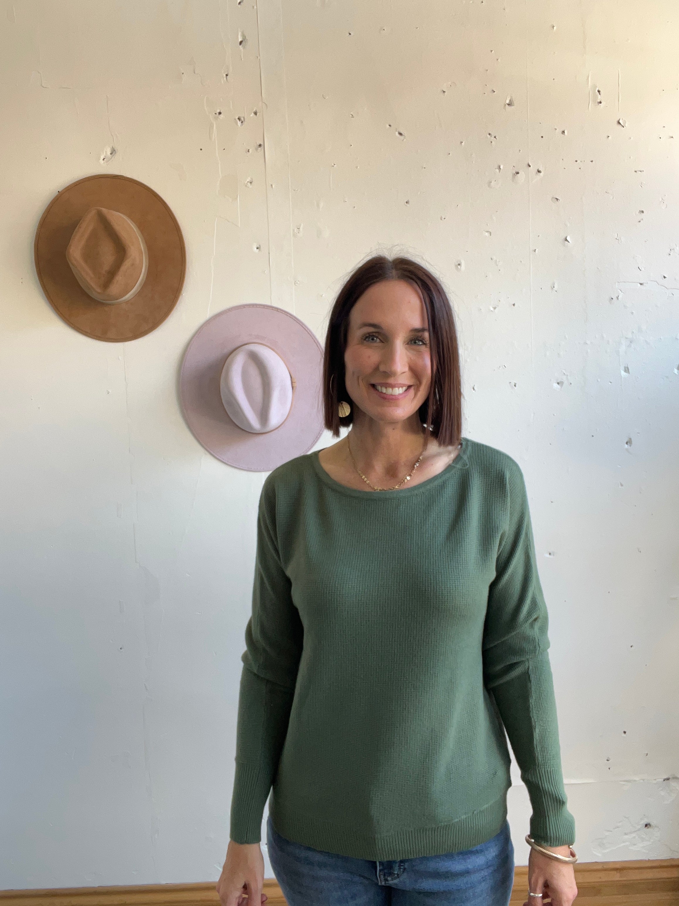 Brenda’s Boat Neck Long Sleeve Thermal、mySite、garagedoors4me