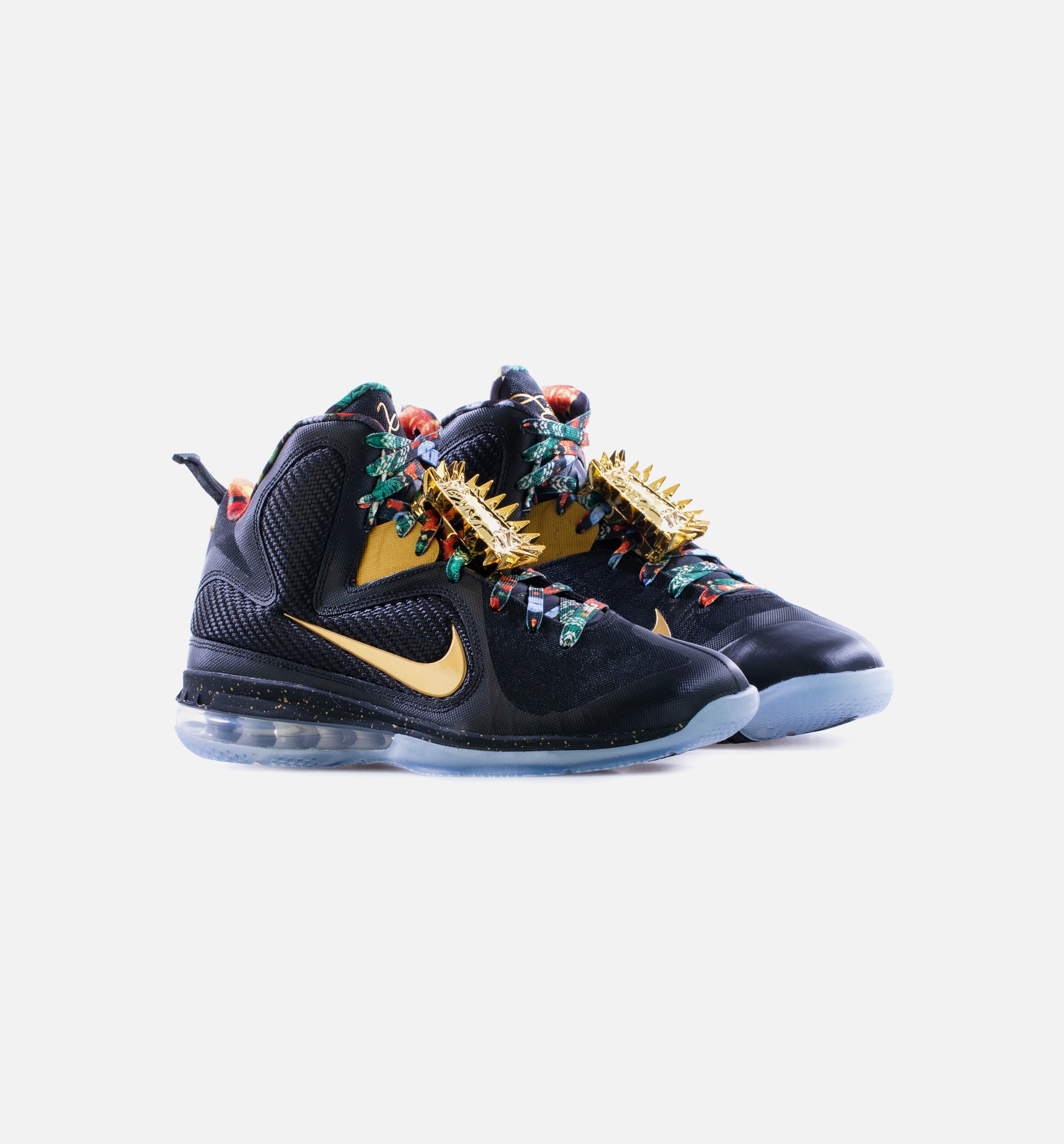 LeBron 9 Watch The Throne Mens Basketball Shoe - Black/Metallic Gold、mySite、dreamappss