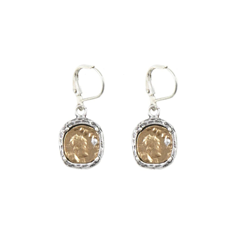  Silver Dangling Coin Earrings、mySite、elrpsem3k