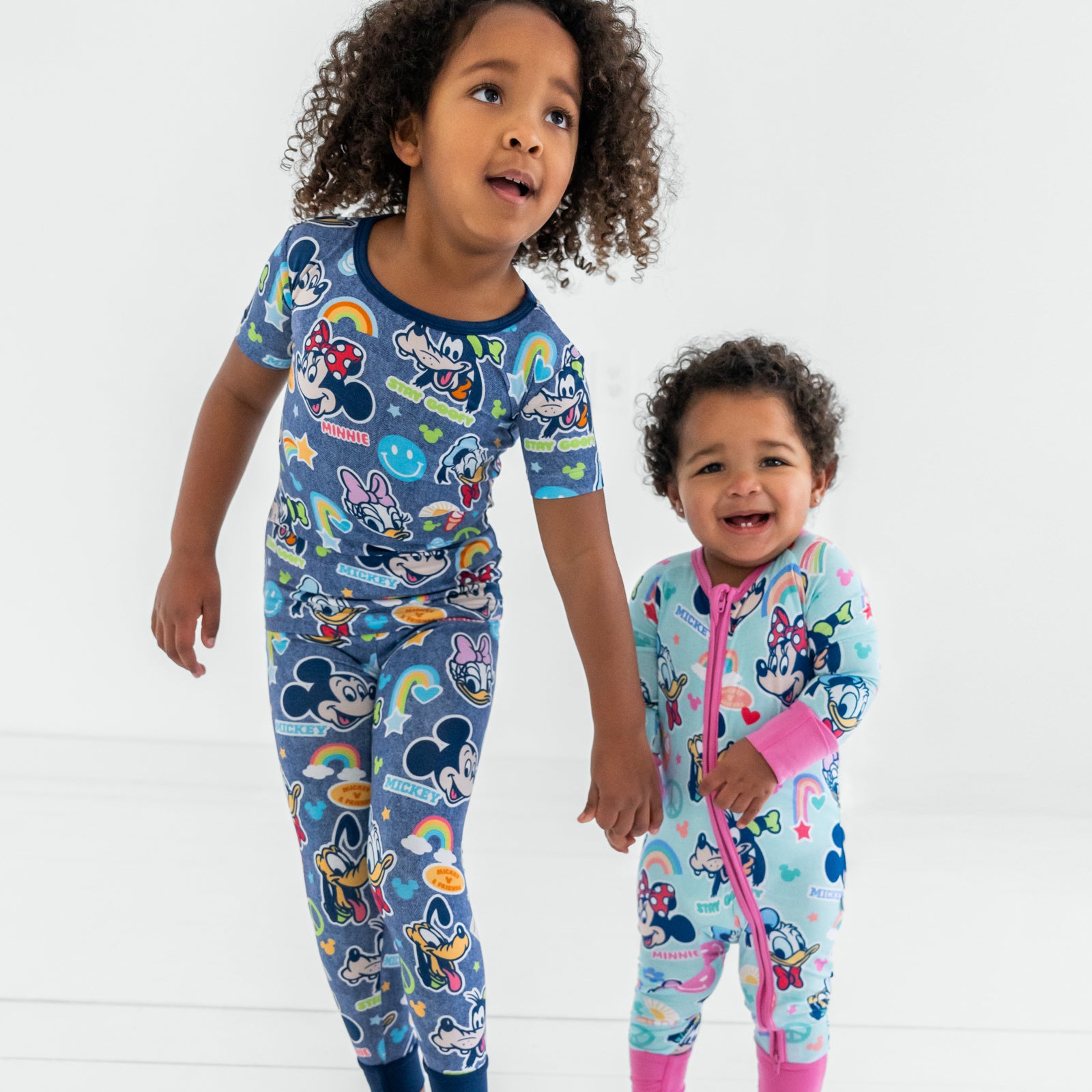  Navy Disney Mickey's Clubhouse Short Sleeve & Pants Pajama Set、mySite、layawaytickets