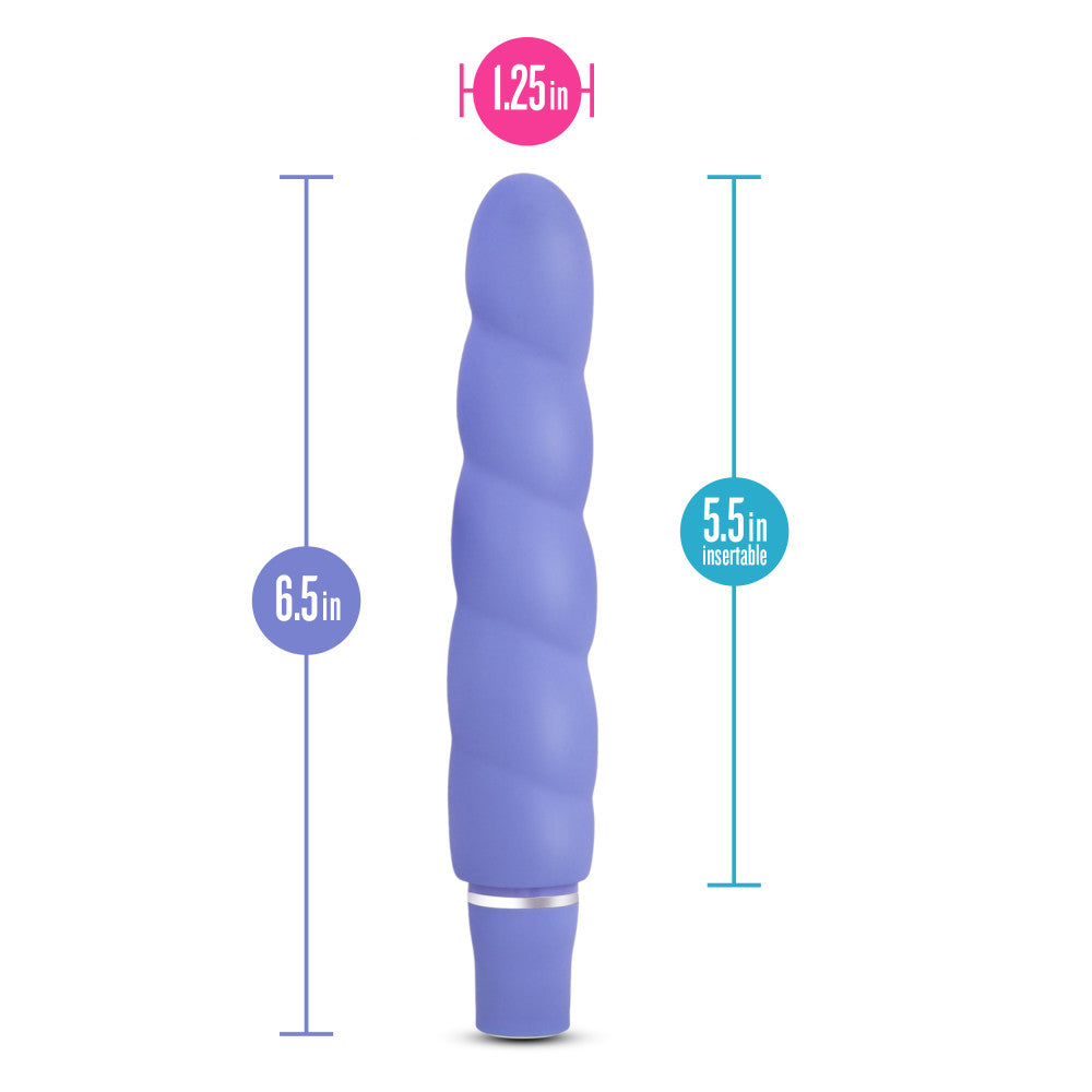Luxe By Blush® | Anastasia Periwinkle 6.5-Inch Vibrator、mySite、bottomscart