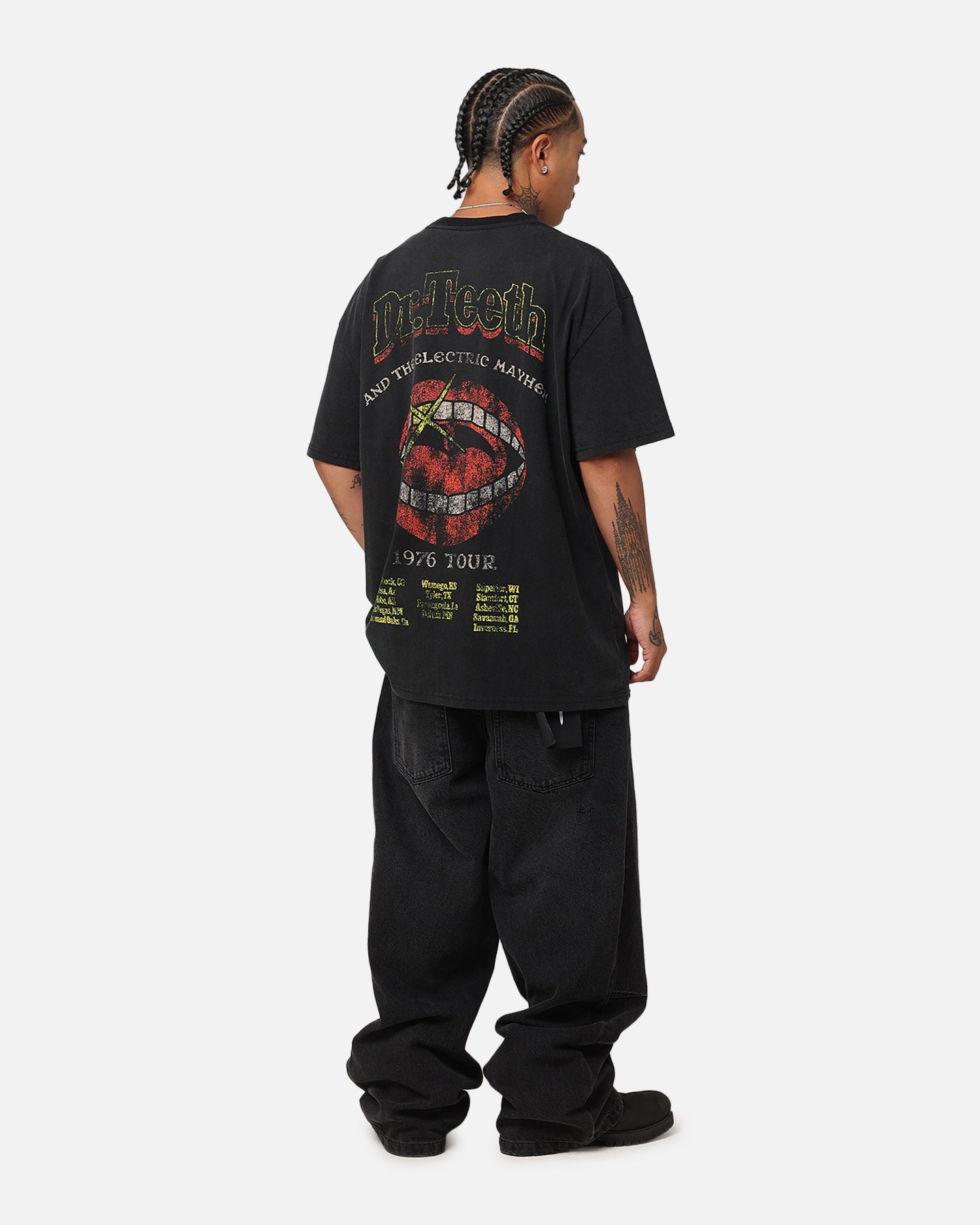 American Thrift Disney The Muppets Animal Heavy T-Shirt Vintage Black、mySite、zt4zffjzw