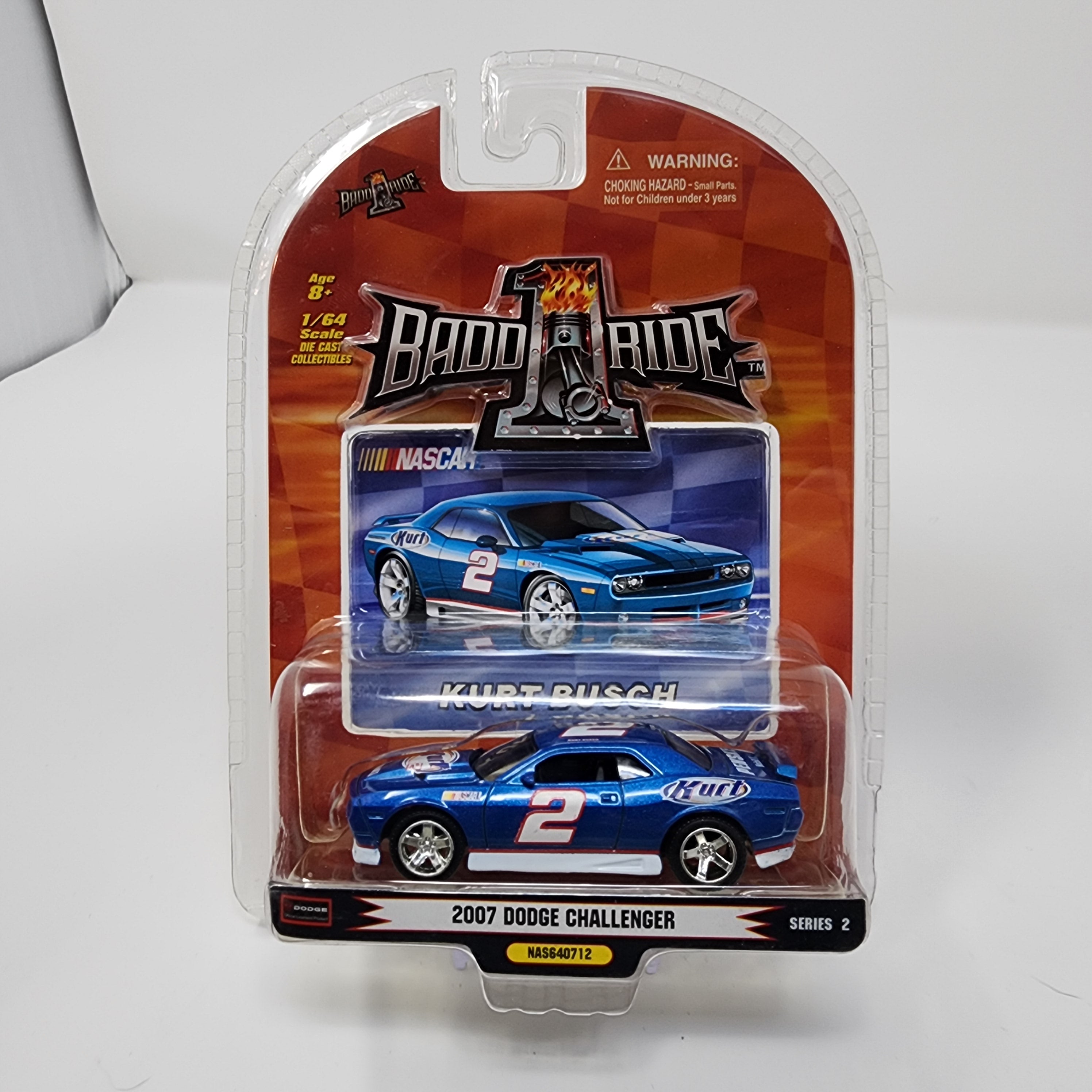 2007 Dodge Challenger Kurt Busch * Blue * 1 Badd Ride 1/64 scale、mySite、hgirdovlk