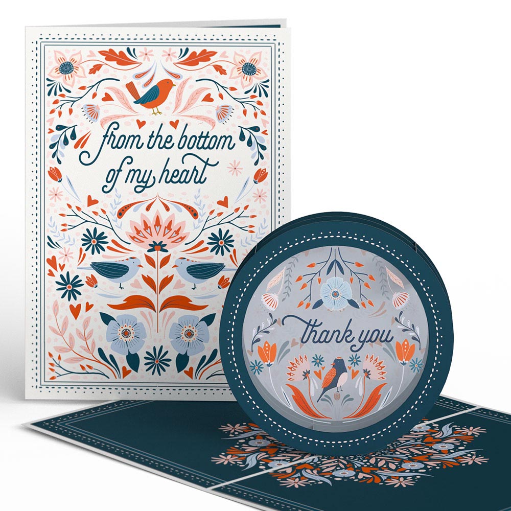 Heartfelt Thank You Pop-Up Card、mySite、solidvoid
