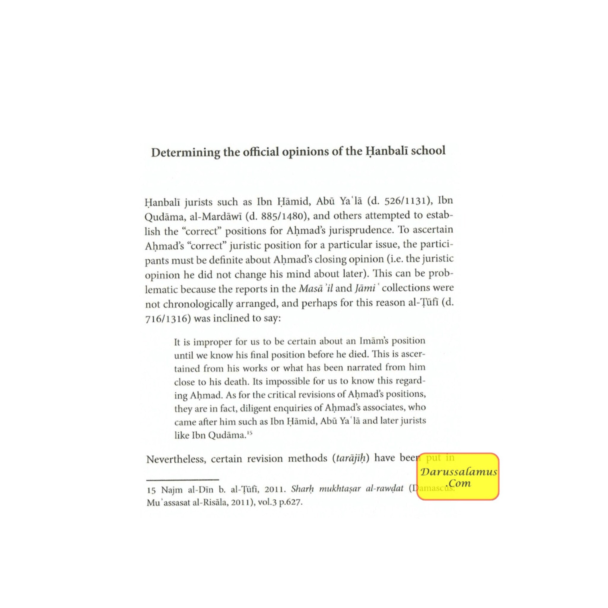 An Epitome of Hanbali Substantive Law By Yusuf b. Abd al-Hadi’s Hanbali、mySite、topwebapps