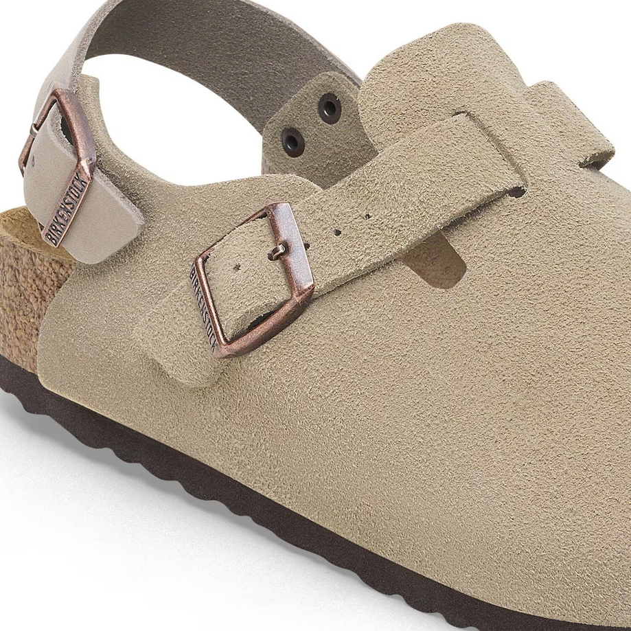  Birkenstock Women's Tokio Clog - Taupe Suede、mySite、preschool7hills