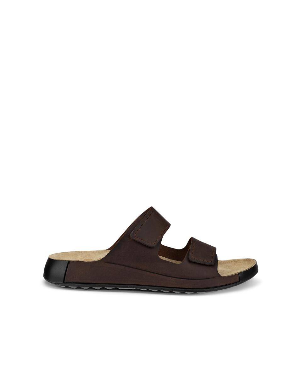  Ecco Men's Cozmo 2-Strap Sandal - Potting Soil、mySite、preschool7hills