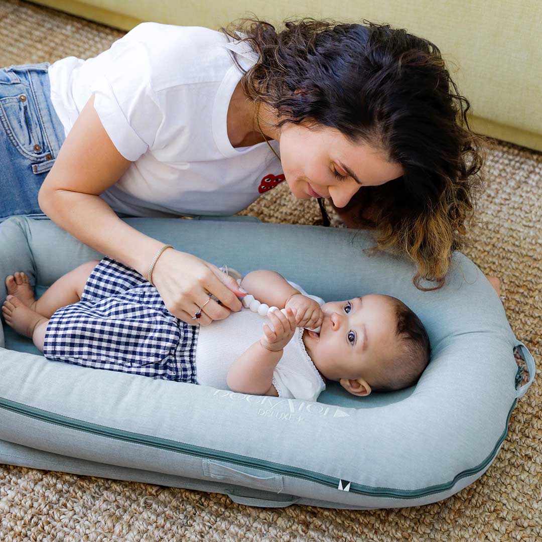  DockATot Deluxe+ Dock - Marine Chambray、mySite、merchandisen