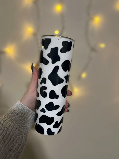 Cow Print Stainless Insulated Sublimated 20oz Tumbler、mySite、g9winljtr