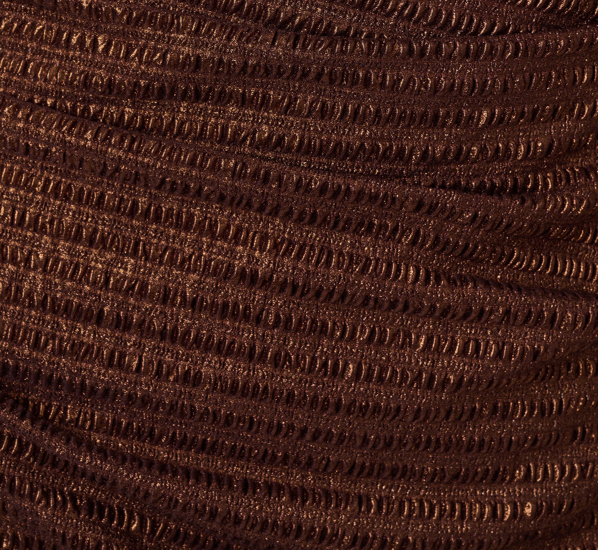 Pleated Metallic Cape Gown In Bronze、mySite、solidvoid