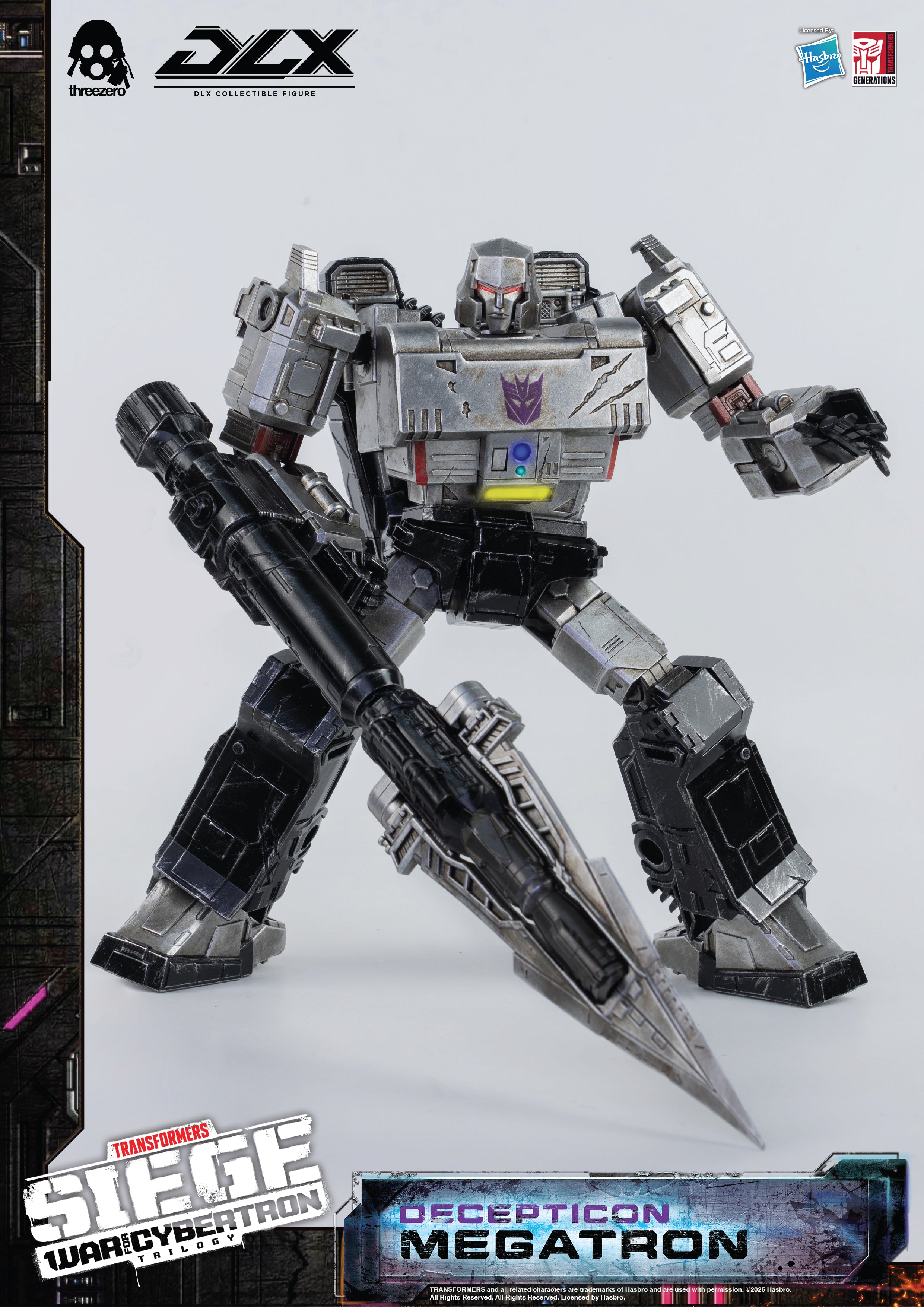Threezero Transformers: War for Cybertron Trilogy DLX Megatron、mySite、hgirdovlk
