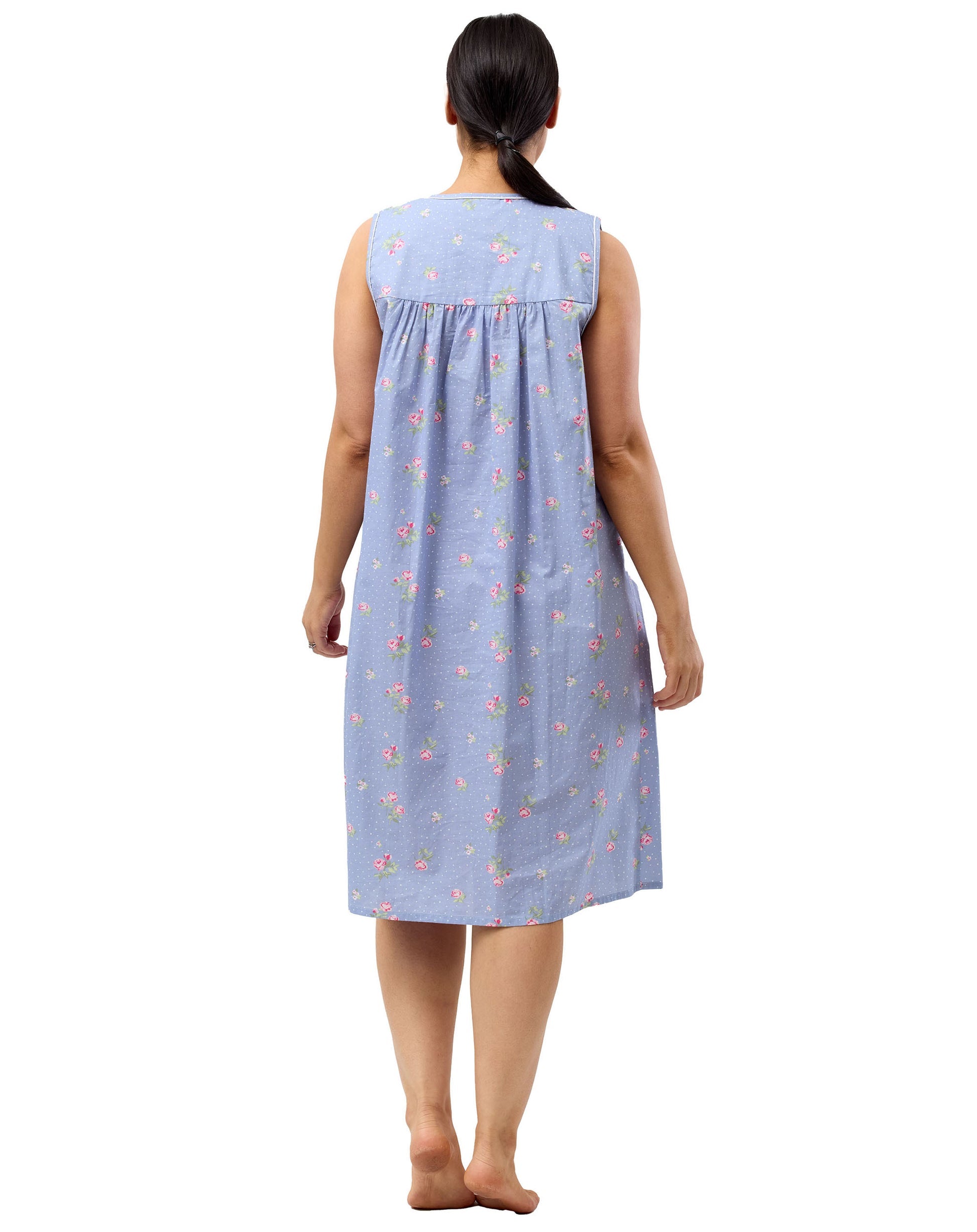  Floral Spot Sleeveless Nightie、mySite、justintrudeaud