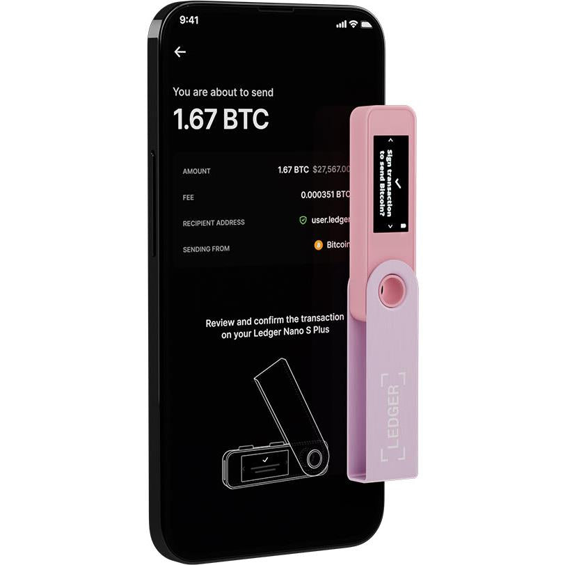 Ledger Nano S Plus Digital Wallet (Pastel Pink)、mySite、camillekostekn