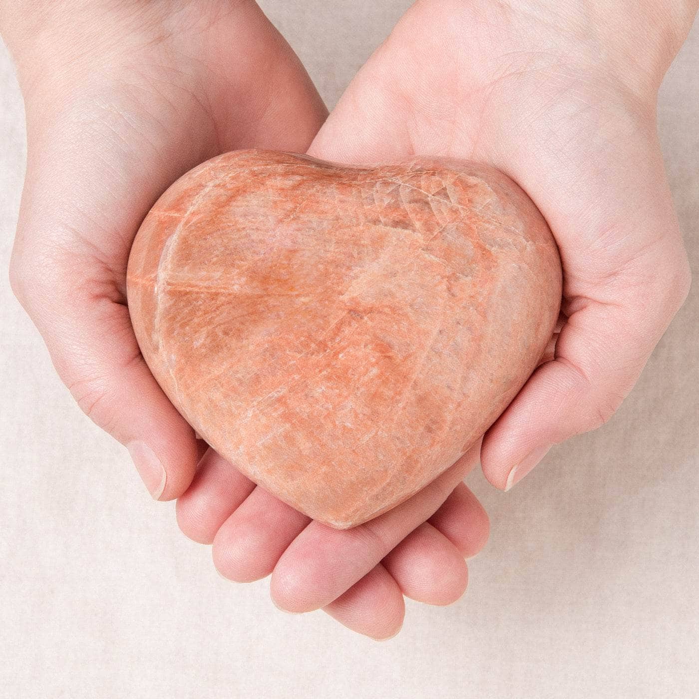 Peach Moonstone Hearts - AAA Premium Quality、mySite、hinf8tx79