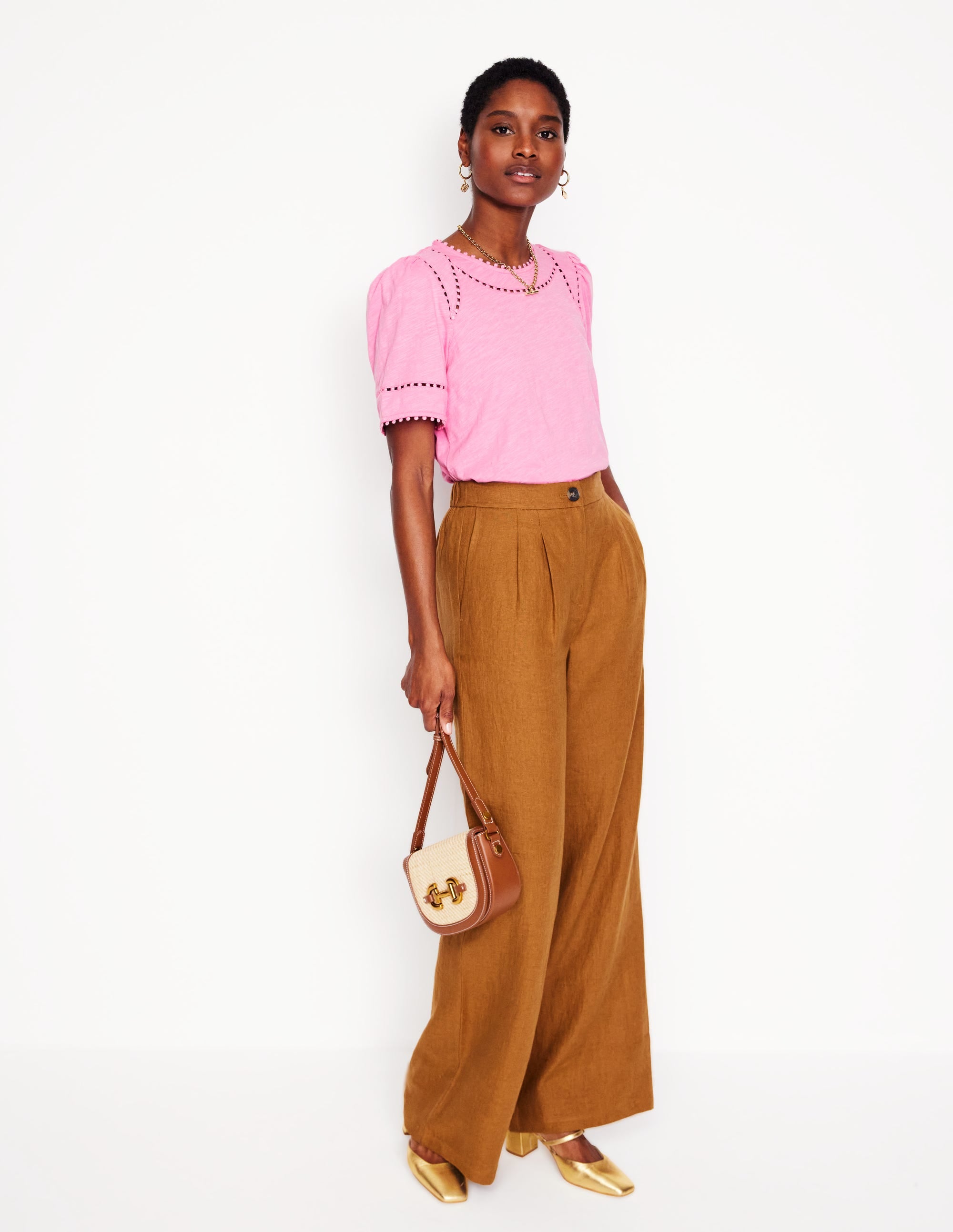  Mila Trim Detail Top-Meadowsweet Pink、mySite、ashleygrahame