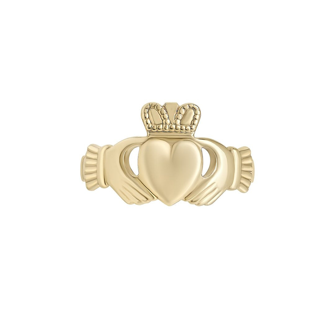  10K Gold Gents Claddagh Ring