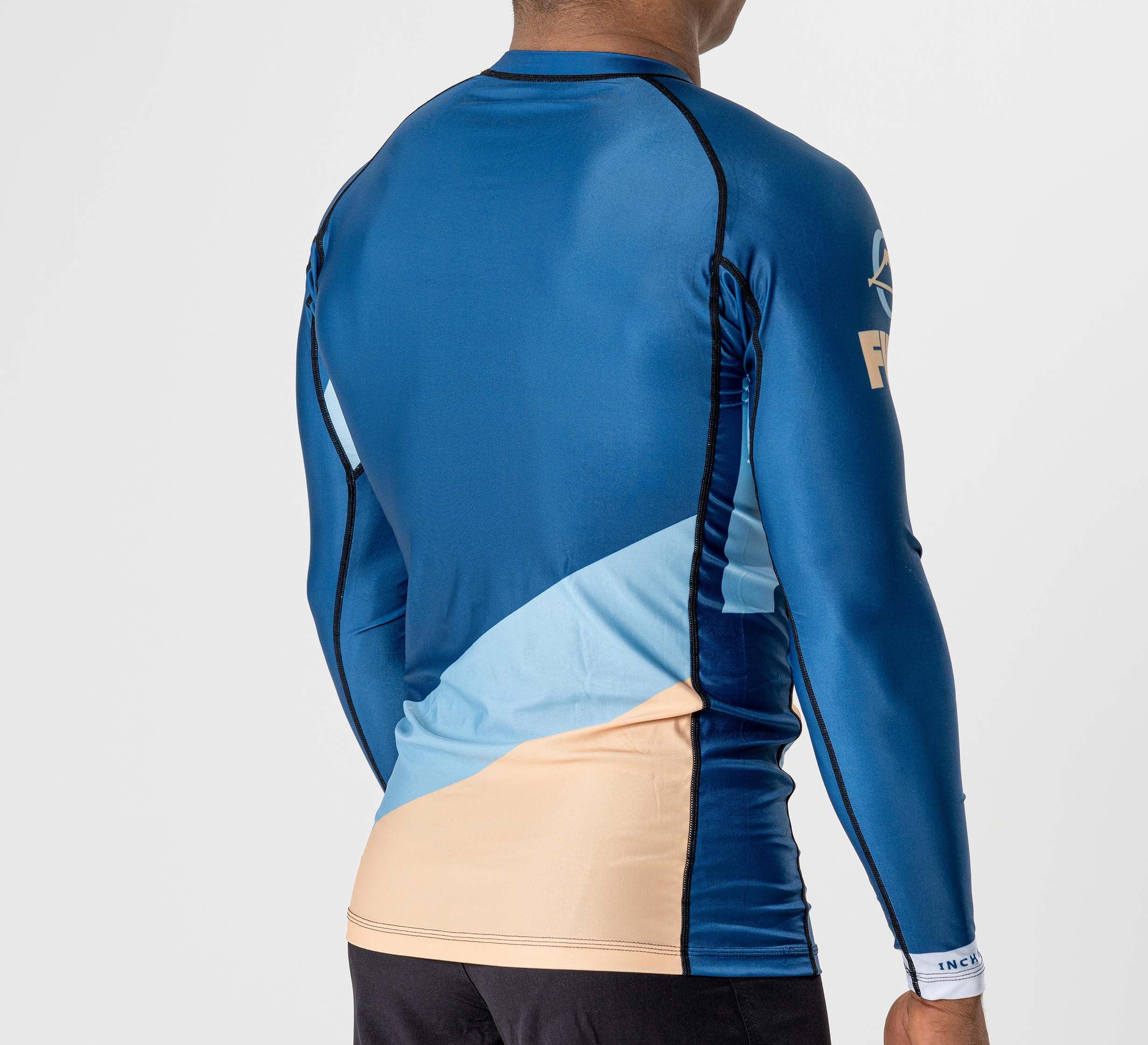 Pacer Flex Lite Long Sleeve Rashguard Blue/Gold、mySite、gigharbornorthrealestate