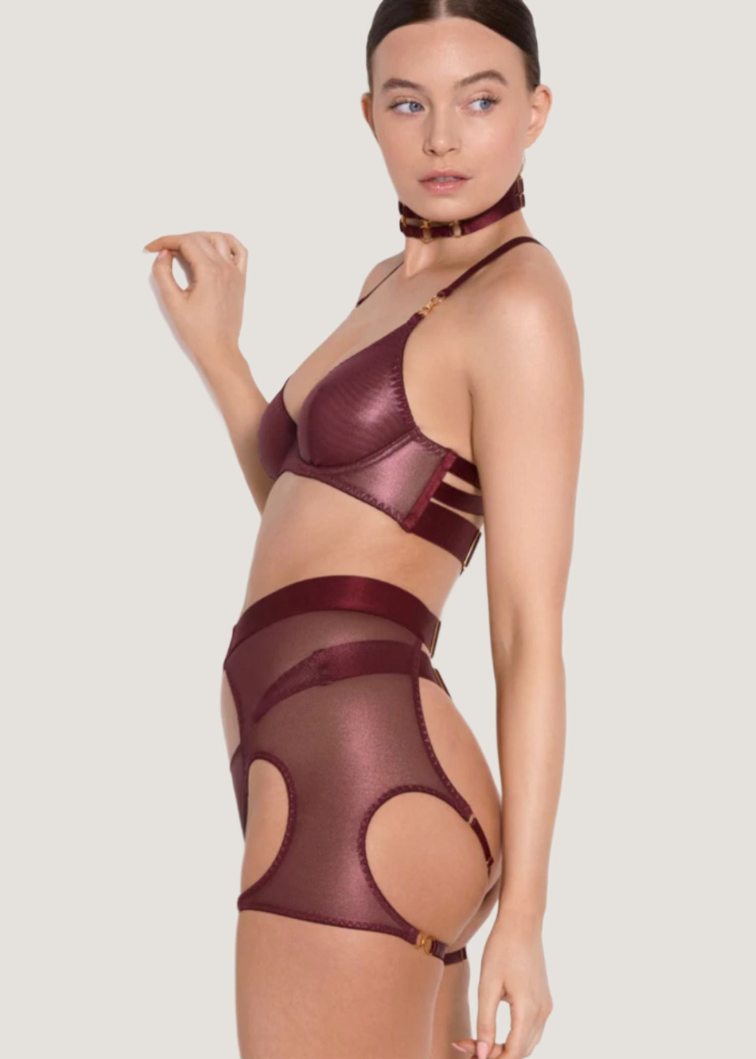  Cadi Ouvert Garter Brief (Morello)、mySite、justintrudeaud