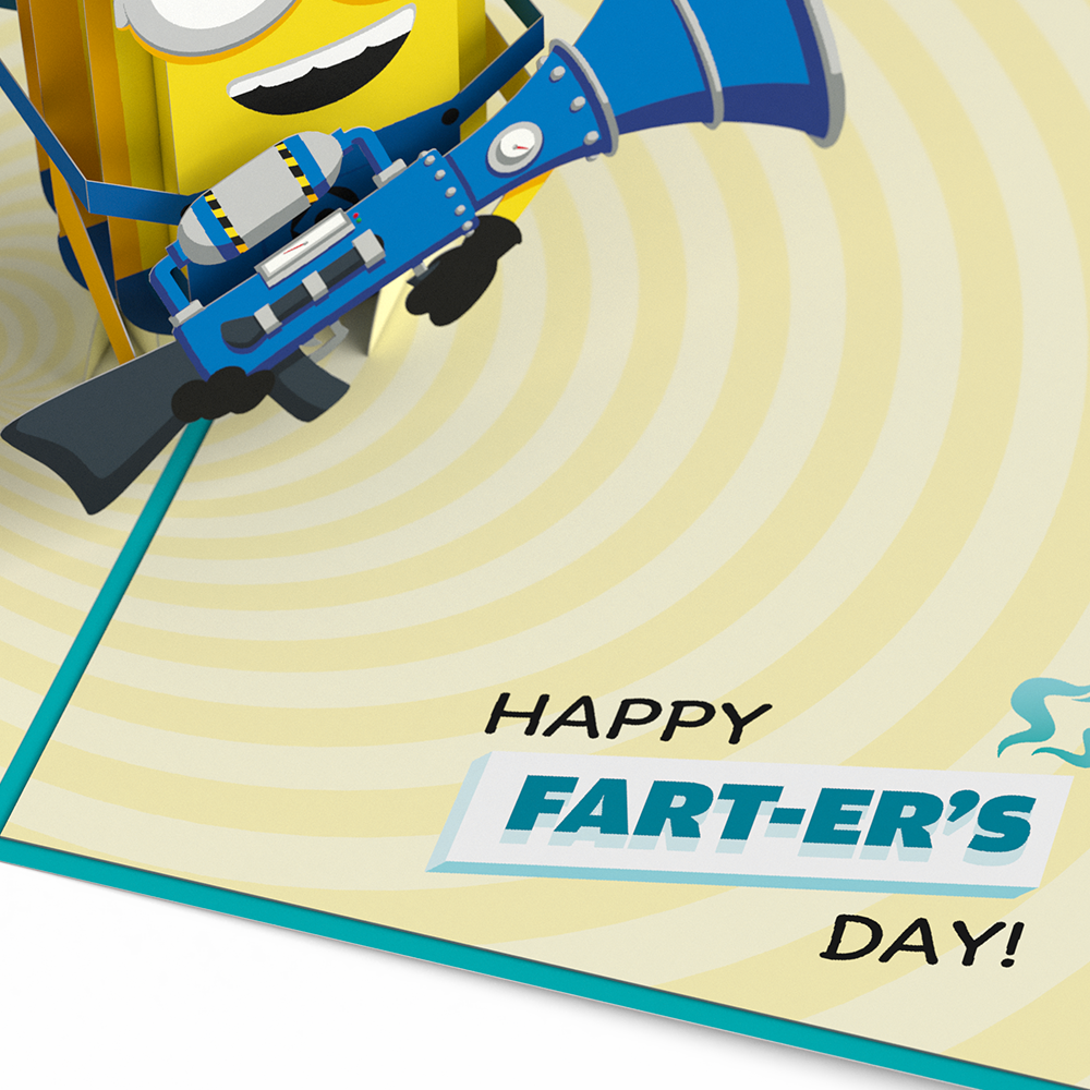 Minions Happy Fart-er's Day Pop-Up Card、mySite、solidvoid
