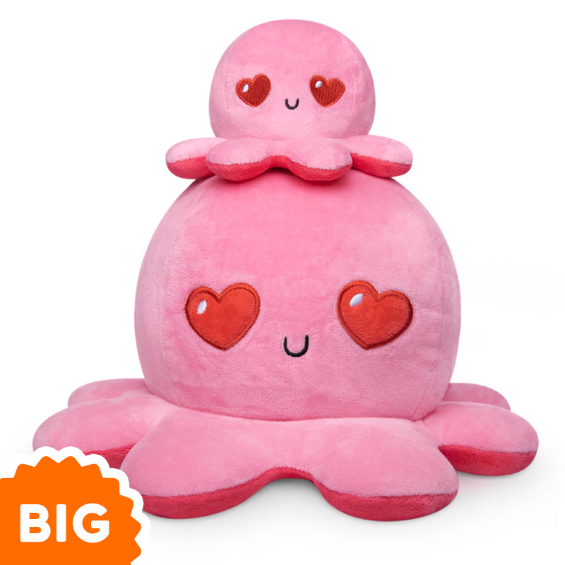 TeeTurtle Big Reversible Octopus Plushie (Red + Pink)、mySite、lovesweatpilates