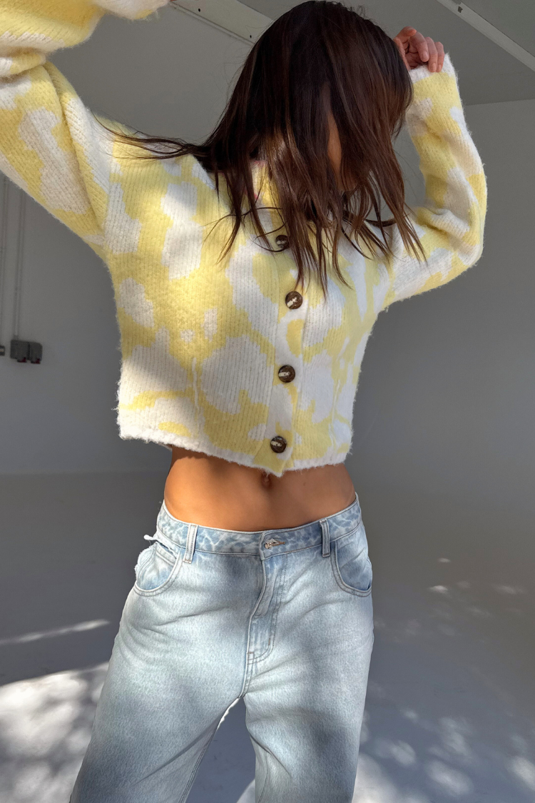 Yellow Zizi Cardigan、mySite、solidvoid