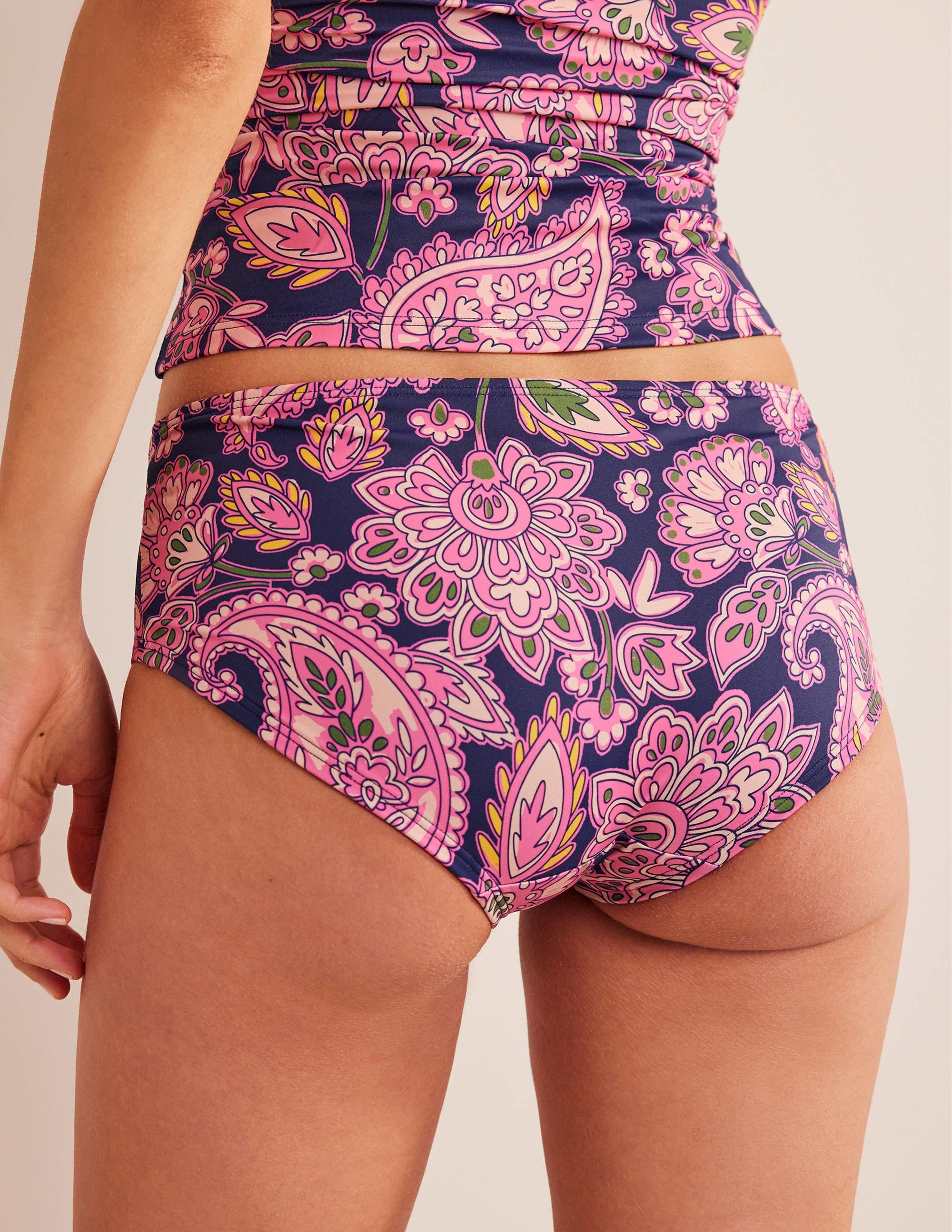  Classic Bikini Shorts-Navy, Paisley Terrace、mySite、ashleygrahame