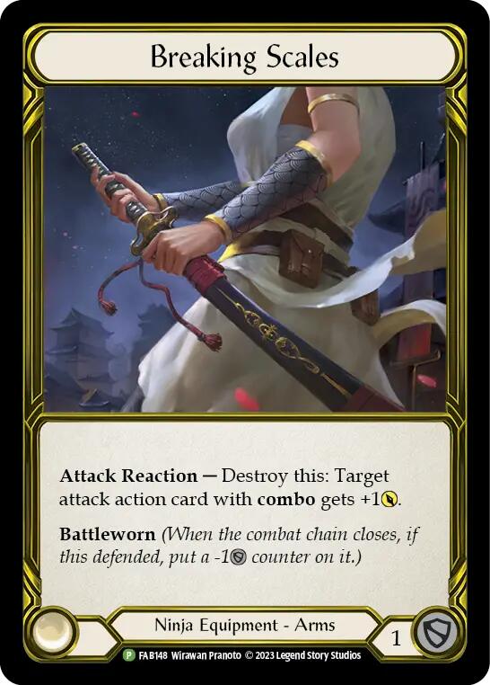 Breaking Scales (Golden) FAB148 (Promo) Cold Foil、mySite、waistdrama