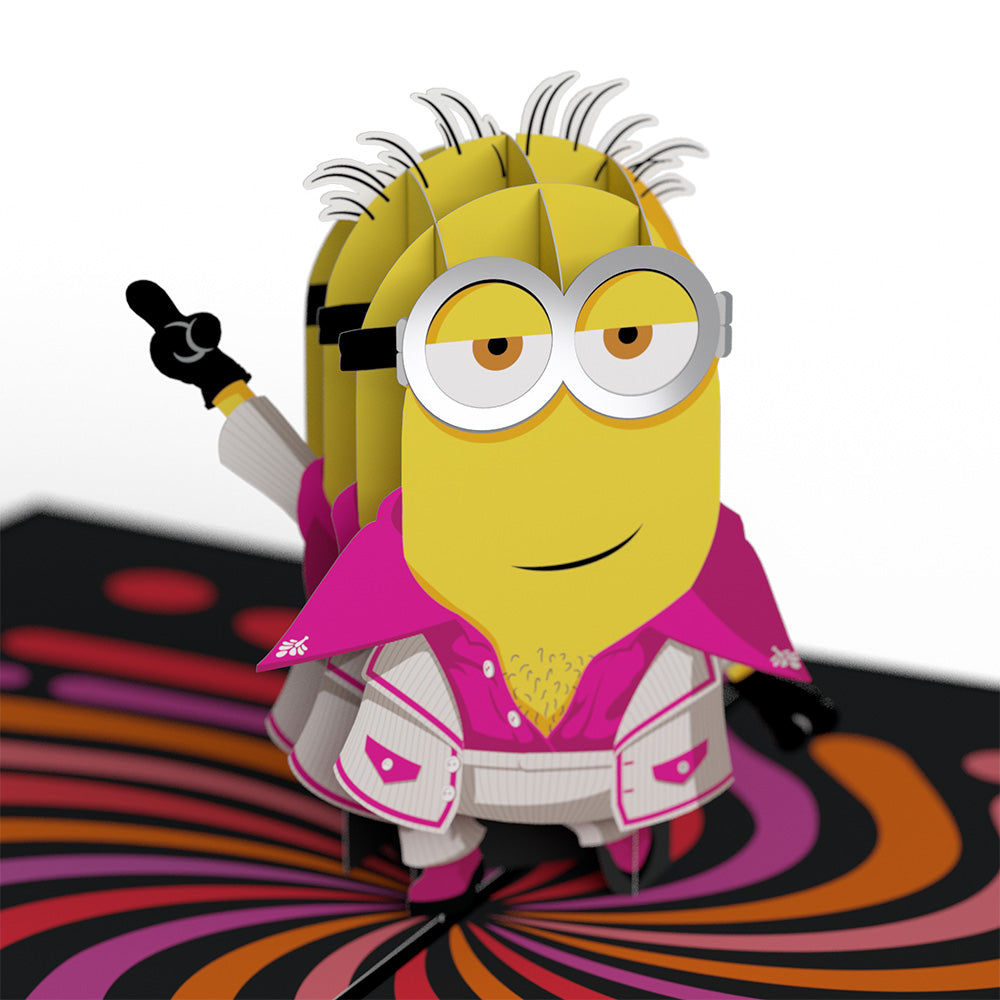 Minions Groovy Father's Day Pop-Up Card、mySite、solidvoid