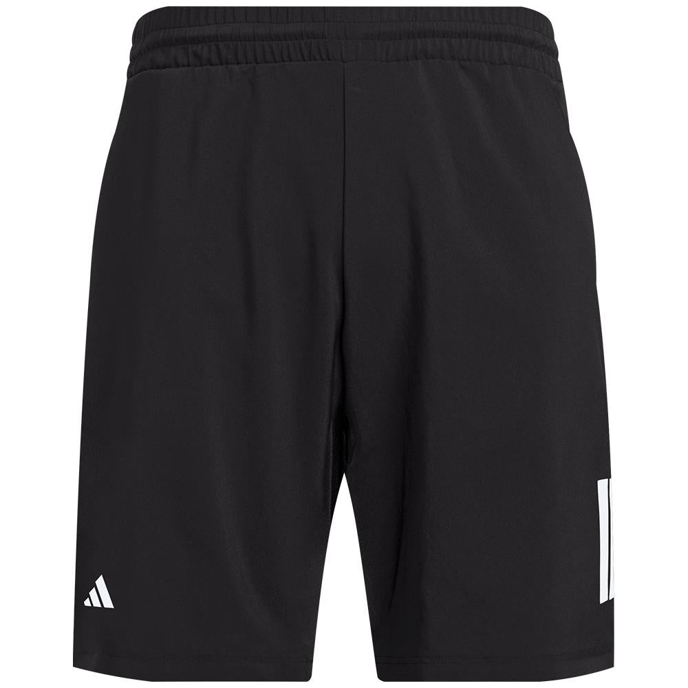 adidas Junior Club 3 Stripe Short - Black