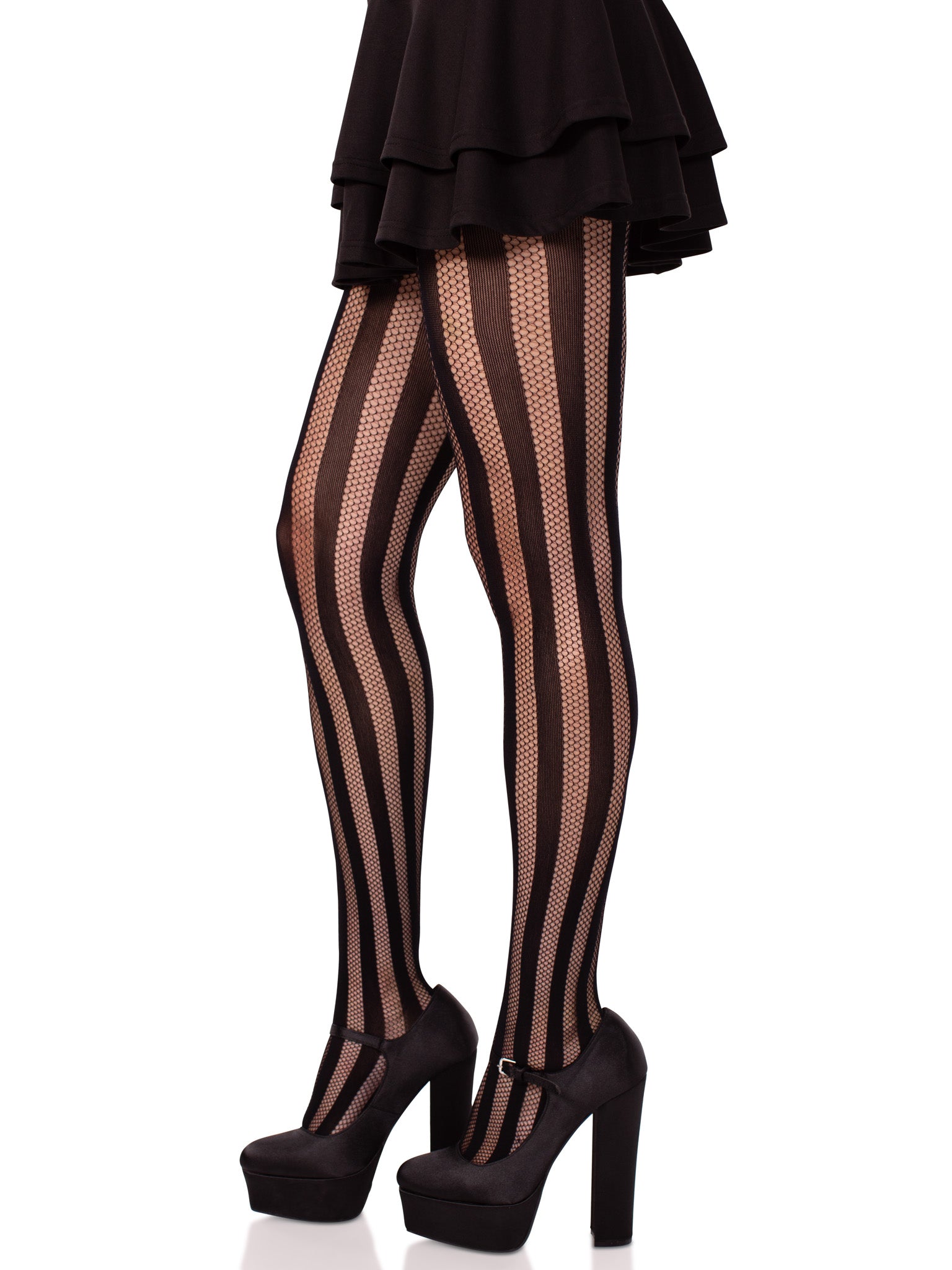 Kyra Striped Net Tights、mySite、bengalsvssteelers