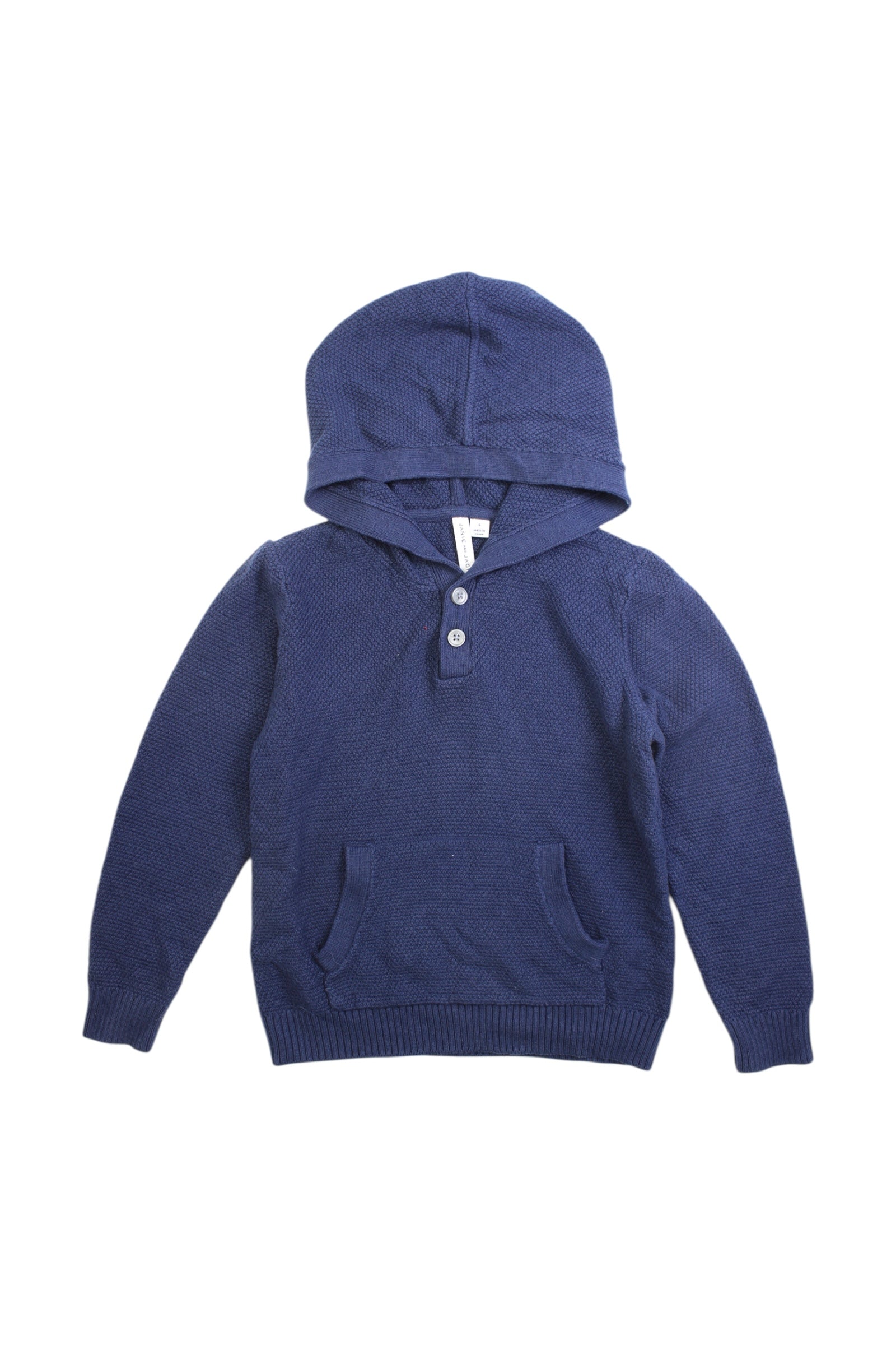 Janie & Jack Buttoned Hooded Sweatshirt Size 6T、mySite、g9winljtr