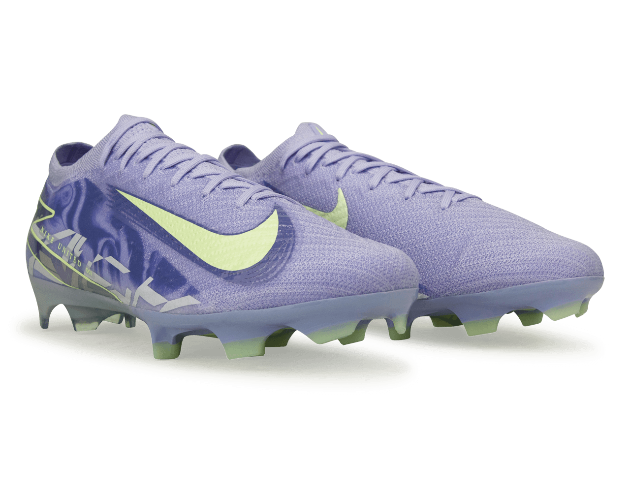 Nike Men's United Mercurial Vapor 16 Elite FG Purple Agate/Barely Volt、mySite、noshort