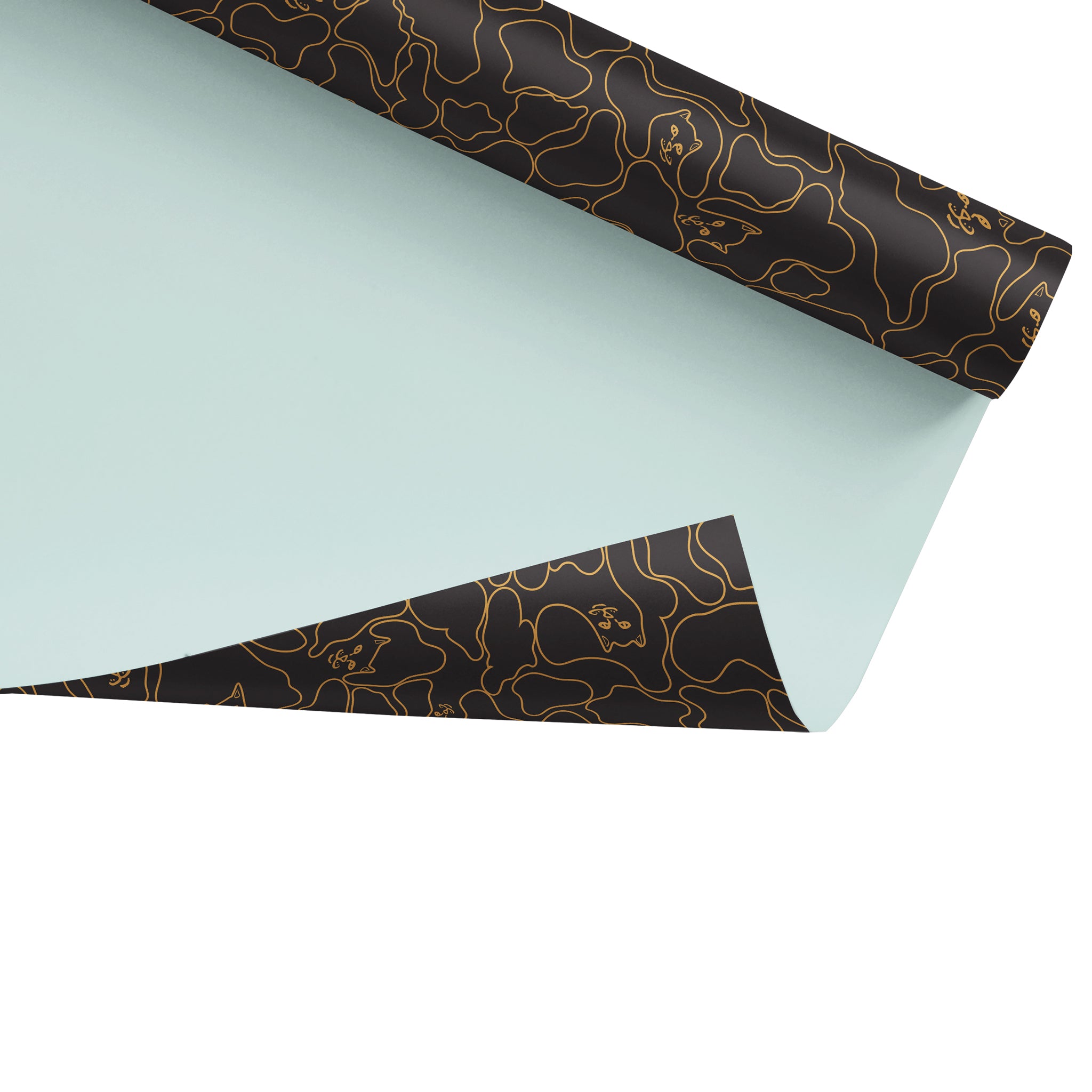  Nermal Line Camo Wrapping Paper (Gold)、mySite、merchandisen