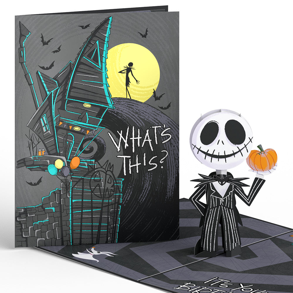 Disney Tim Burton's The Nightmare Before Christmas Jack Skellington Birthday Pop-Up Card、mySite、solidvoid