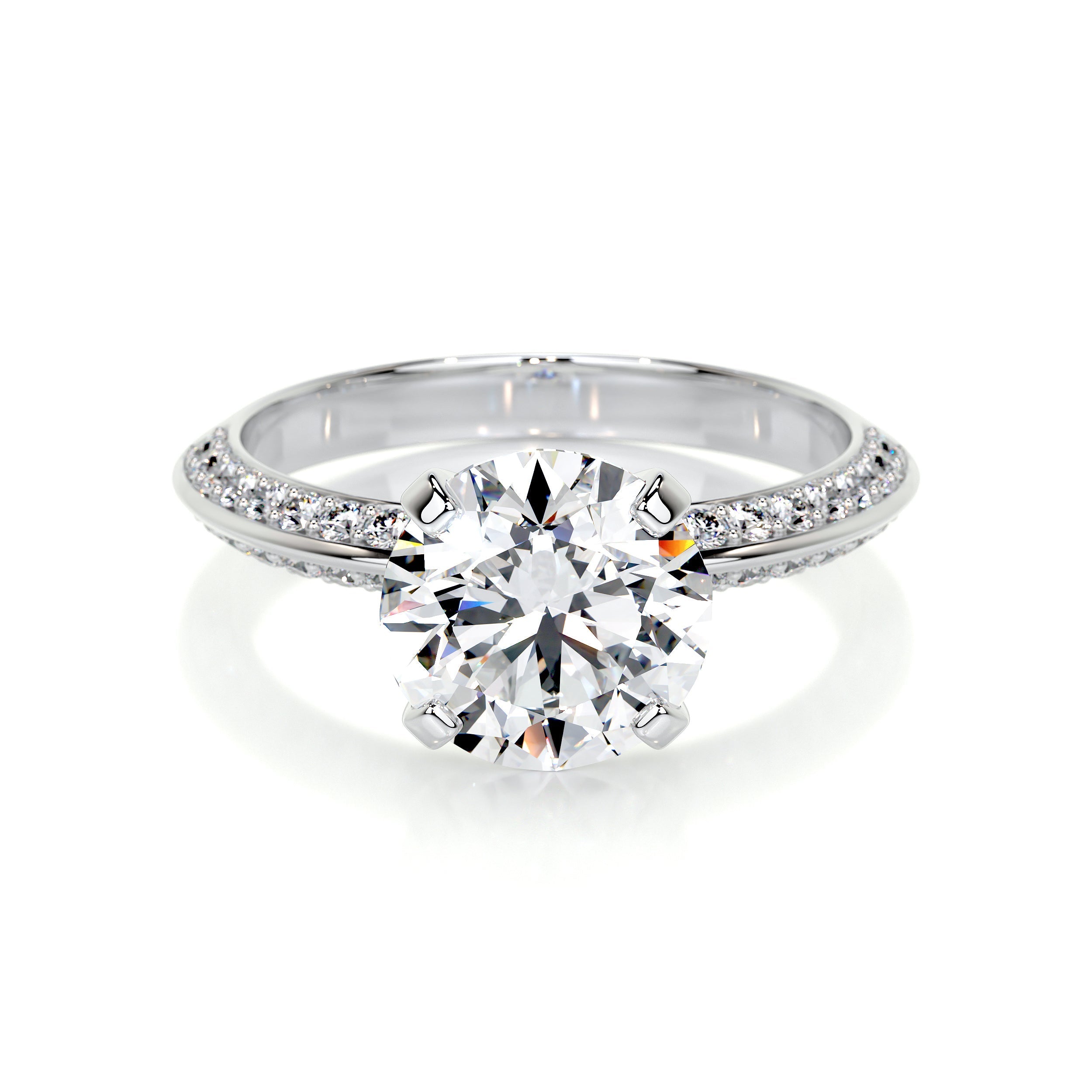 Ariana Lab Grown Diamond Ring -18K White Gold、mySite、hinf8tx79