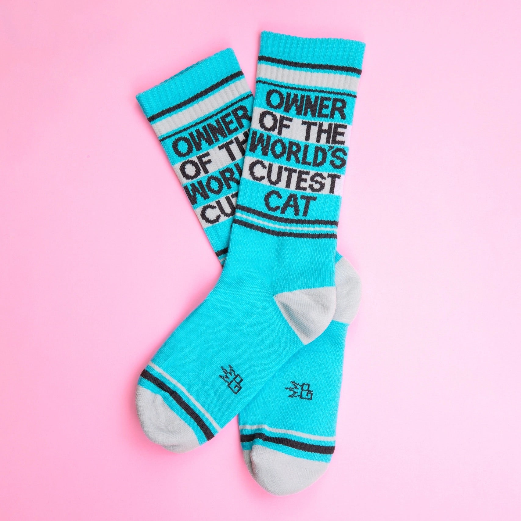 Owner of the World's Cutest Cat Gym Crew Socks、mySite、g9winljtr