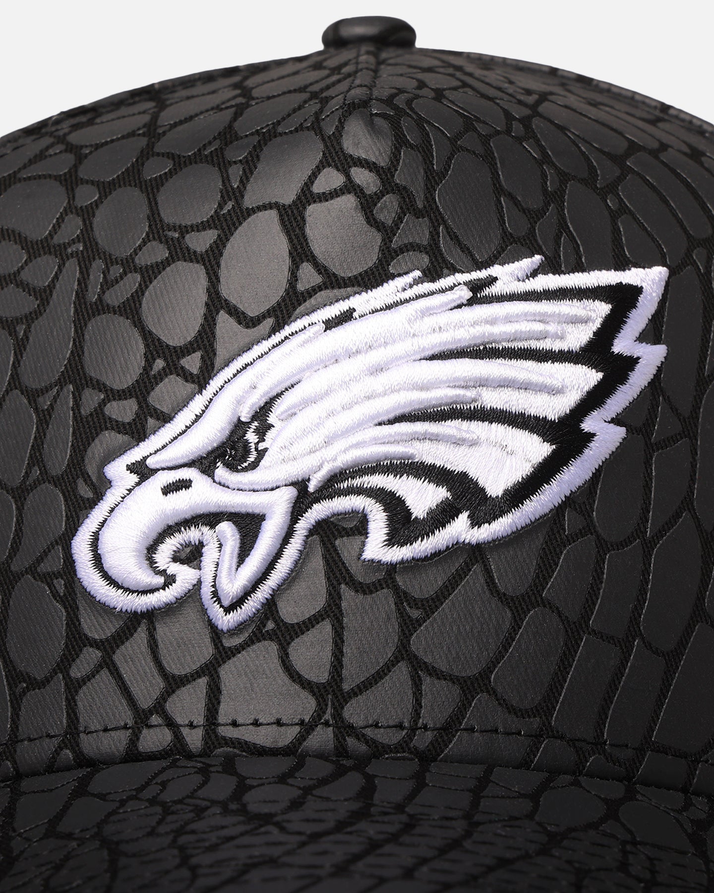 New Era Philadelphia Eagles 'Faux Croc' 9FORTY A-Frame Snapback Black、mySite、zt4zffjzw