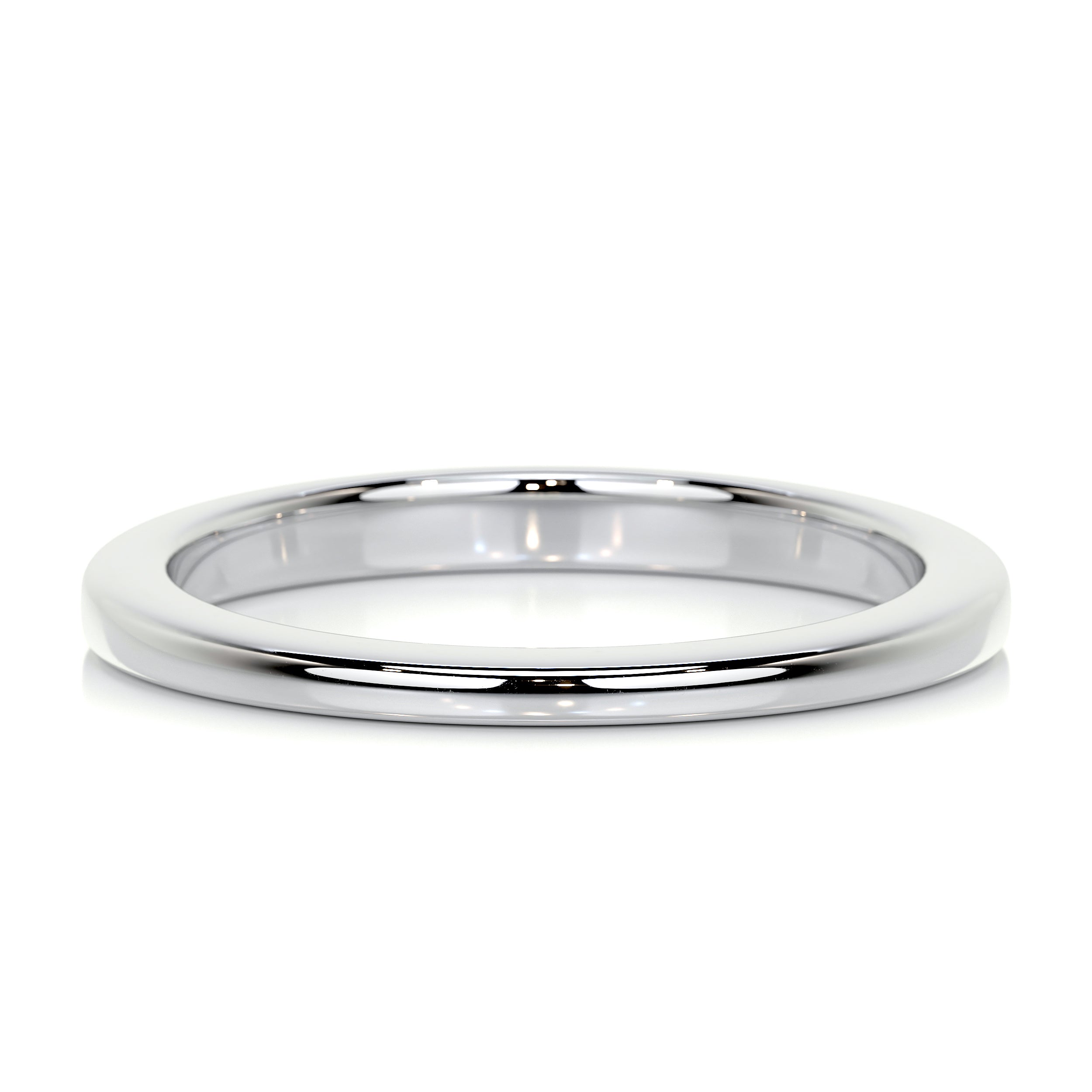 Alex Men's Wedding Band -18K White Gold、mySite、hinf8tx79