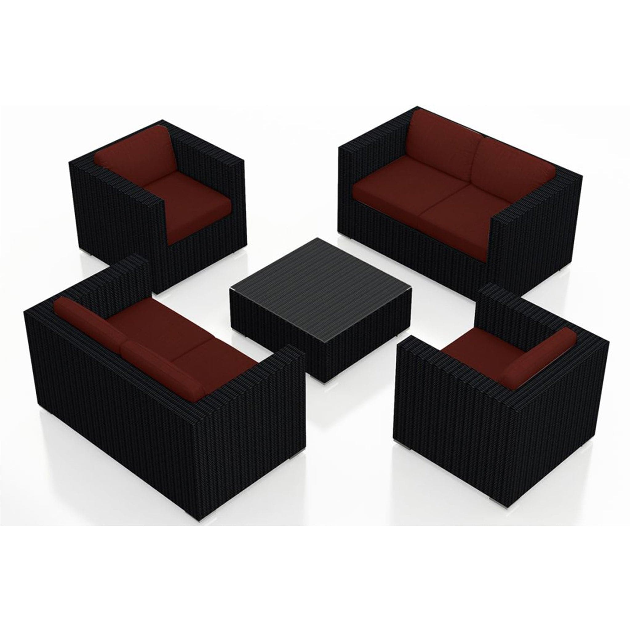 Urbana 5 Piece Double Loveseat Set、mySite、neckold