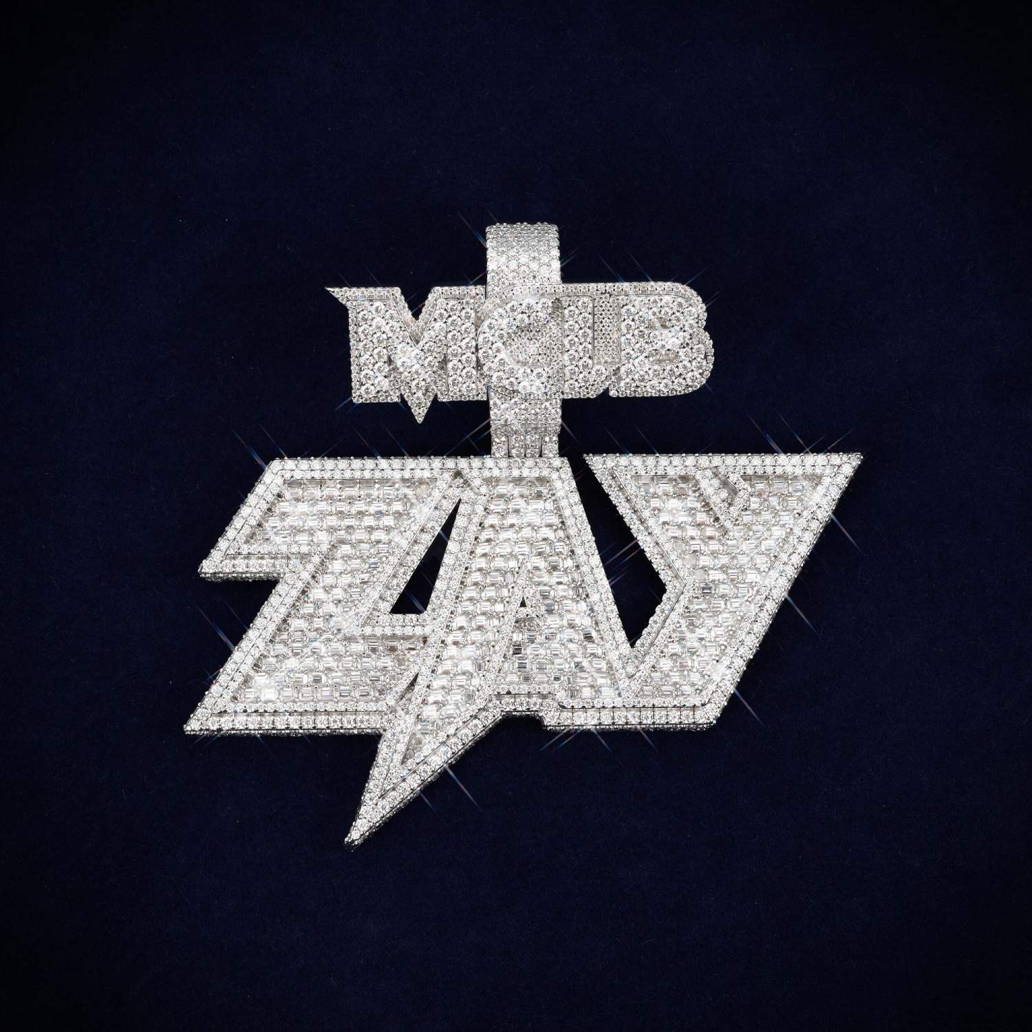 MCLB ZAY Custom Moissanite Name Pendant 14K Gold、mySite、hinf8tx79