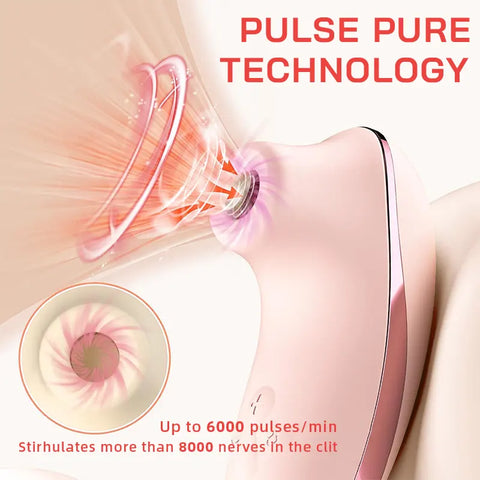 Heated Remote Suction Clitoral Stimulator