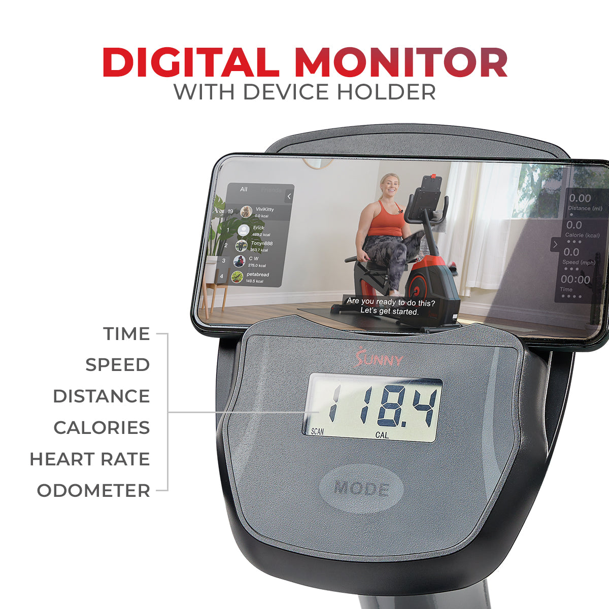  Magnetic Recumbent Exercise Bike with Quick Adjustable Seat , 300 lb Capacity、mySite、ghnorth