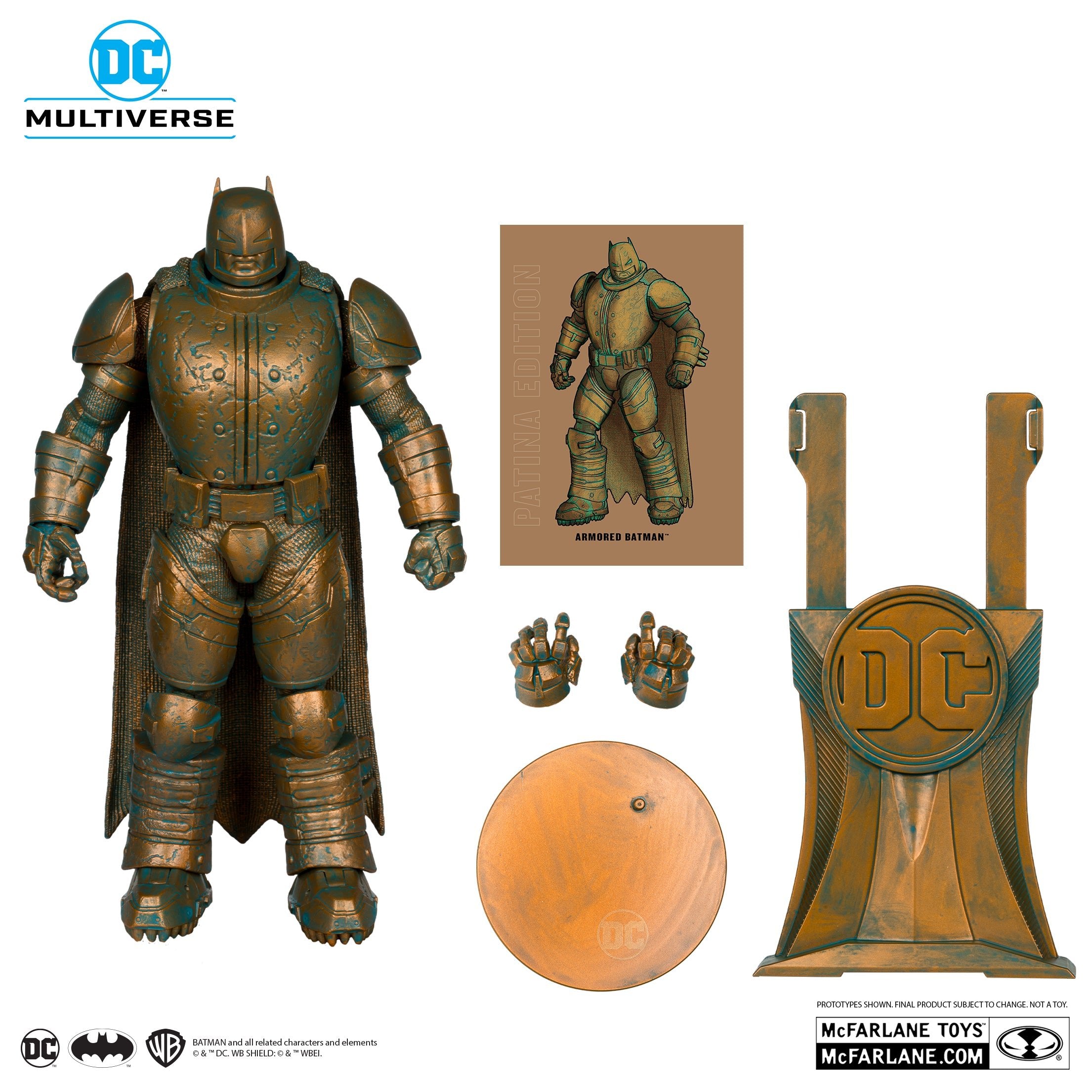 DC Multiverse Exclusive Gold Label Patina Armored Batman (The Dark Knight Returns)、mySite、hgirdovlk