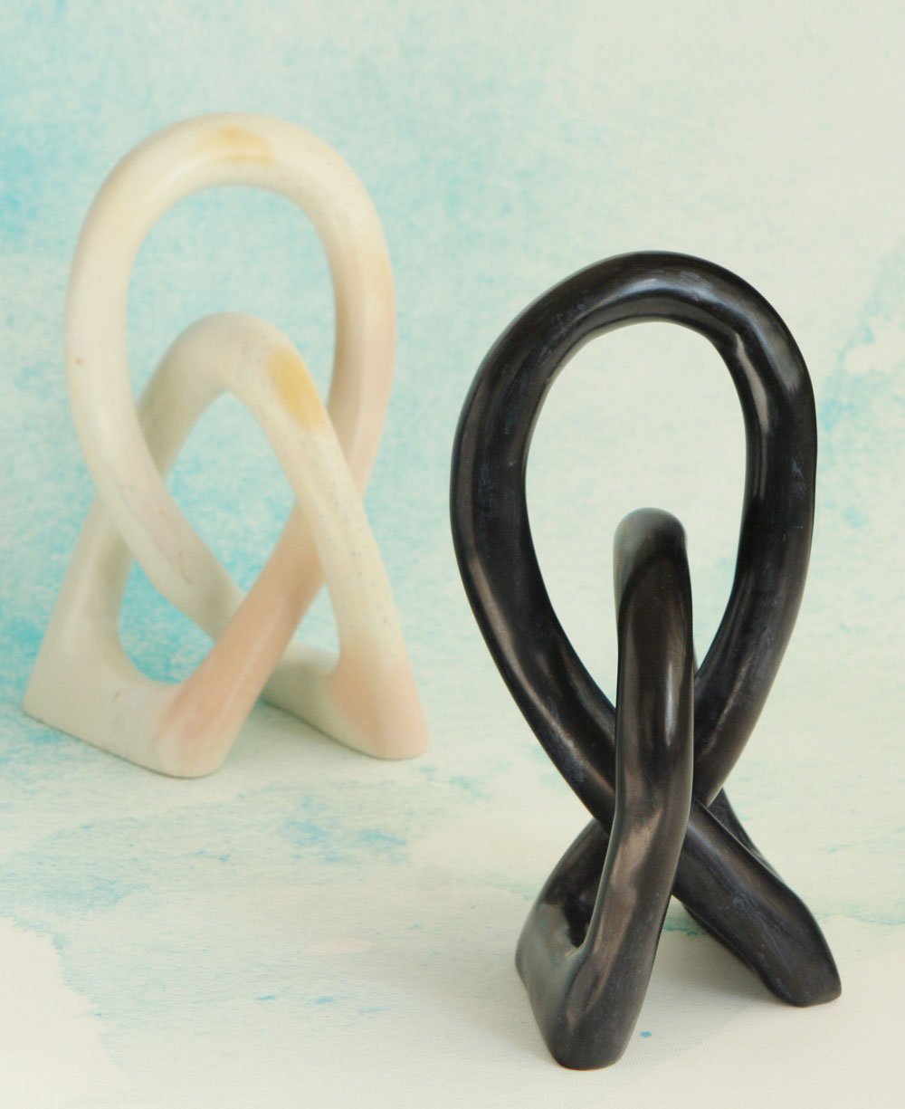 Kisii Eternity Knot Soapstone Statue, Kenya、mySite、topwebapps